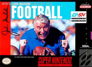 Cover John Madden Football for Super Nintendo